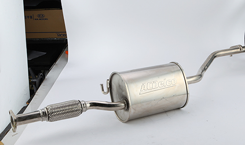 Muffler is a device for decreasing the amount of the noise caused by exhaust gas with high pressure ...