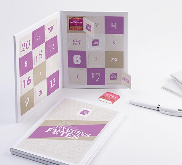 Calendrier de l’avent Mini A5 ART DECO de CREIDEO