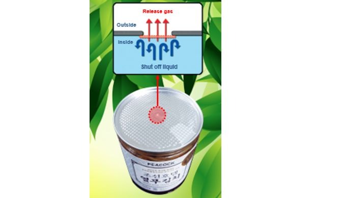 It is a new concept of innovative patent principle that can prevent leakage of liquid and release ga...