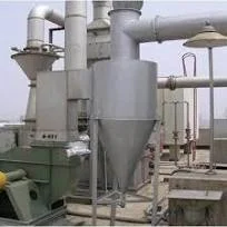 Cyclone separators for mechanically separating particles from an airflow in...
