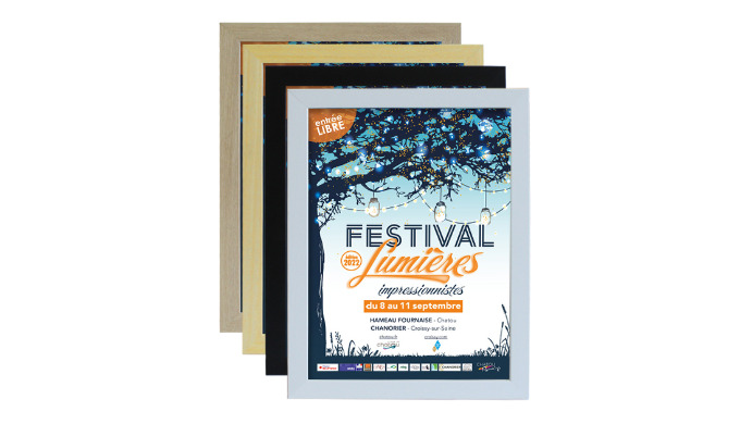 Cadres Profilés Bois Déco 80 x 120 cm