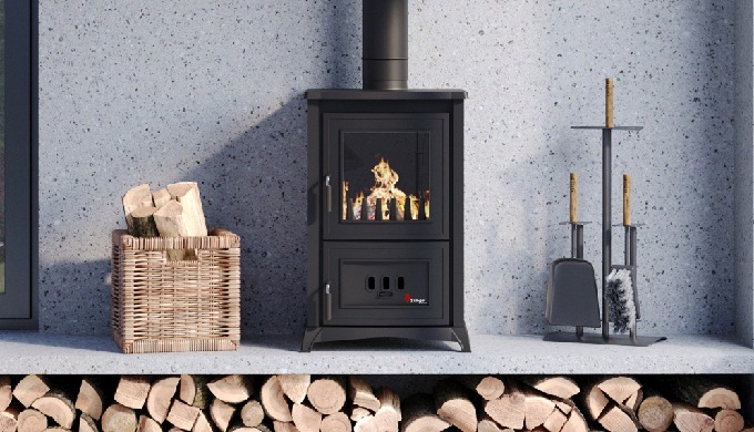 902 GINE - FIREPLACE STOVE