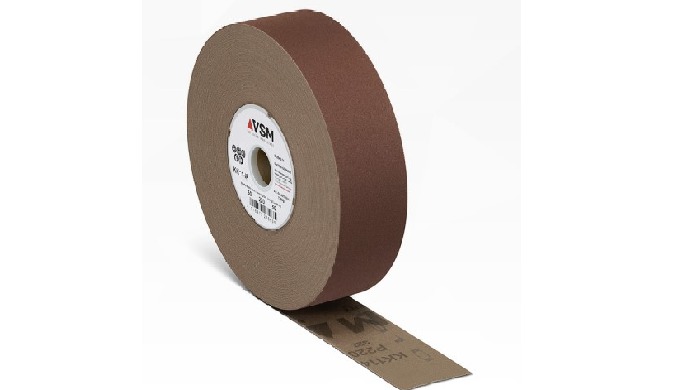 Abrasive rolls for hand sanding or power tools.