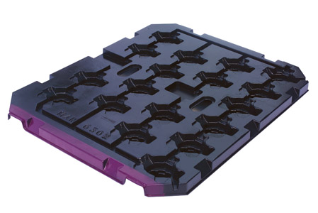 intercalaire thermoformé en matière plastique - plateau de manutention