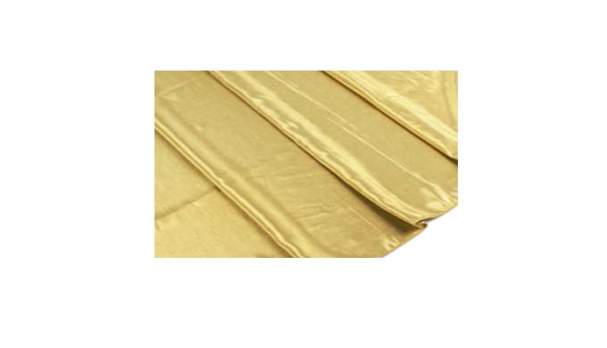 24K Gold Fabric - Crepe De Chine gold fabric, golden fabric, gold textile, golden textile, 24k fabri...