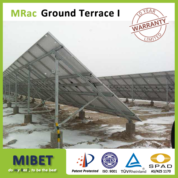 It is a galvanized steel solar mounting system which is customizable and ideal for large scale solar...