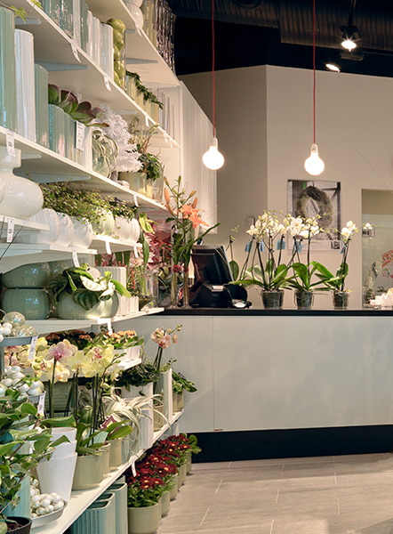 Hestra kan designa exklusiva blomsterbutiker likväl som att vi kan leverera robust och uttrycksfull ...