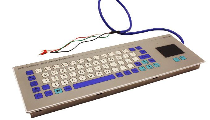 Waterproof explosion-proof keyboard