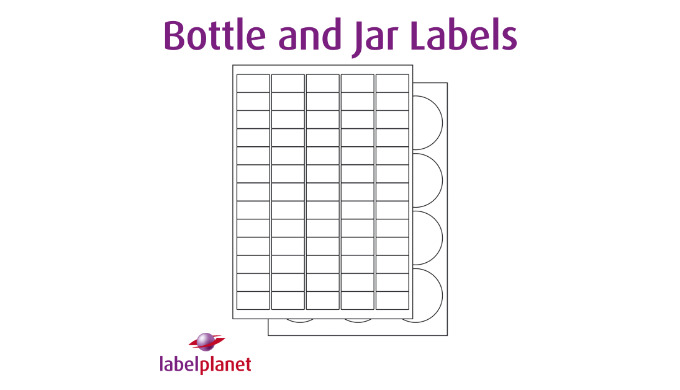 Bottle Labels & Jar Labels With Wash Off Adhesive