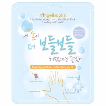 AngelLooka Cooling Hand Mask Pack Product Applications This moisture will dissolve clean white cutic...