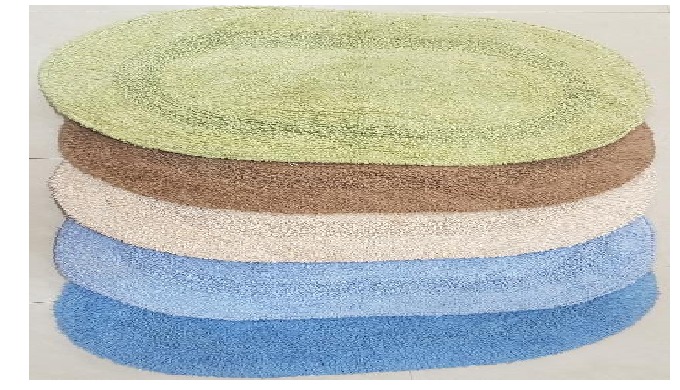 100% Cotton Tufted Bath Mat, Reversible, 325 Grams per piece, 36 Pcs per Carton available in 20 colo...