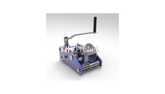 Specification Load Tension [kgf] : 3,000(=6,600lb) Gear Ratio : 1/61.7 Weight [kg] : 25 Handle Lengt...