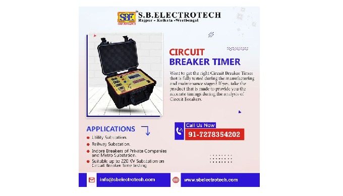 SB Electotech is one of the manufacturers and supplies of high-quality Circuit Breaker Timer that is...