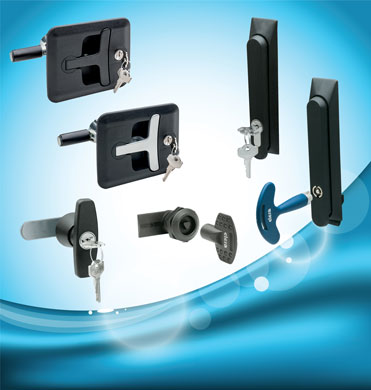 Elesa provide a range of IP65 security locking handles, swing handles and ¼ turn locks/latches for e...