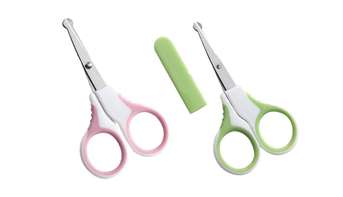 These precision beauty scissors are designed for detailed grooming tasks like trimming nails, cuticl...
