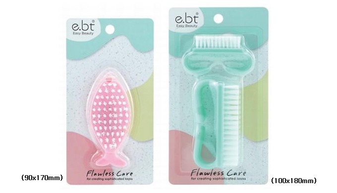 A beauty care line featuring nail brushes, scissors, and eyelash curlers. From nail and cuticle care...