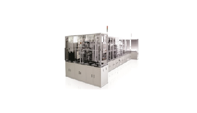 It is the equipment to weld the grid and tab where electrode coming out from laminated single and mu...