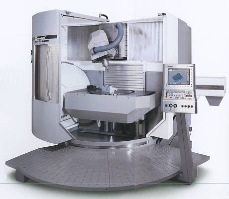 Parque de maquinaria CENTRO DE MECANIZADO CNCDIM. 1 DECKEL MAHO DMU 100 MONOBLOCK (5 ejes) con HEIND...