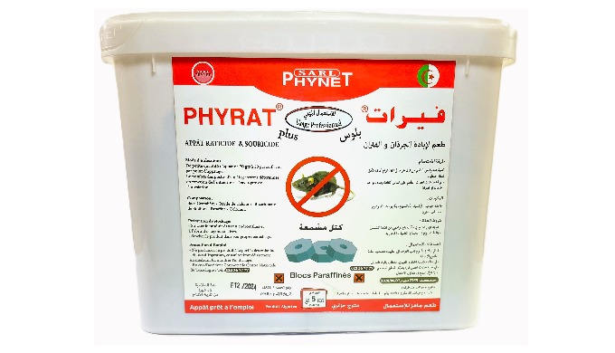 RATICIDE (phyrat plus) SOUS FORME DE BLOC