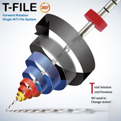 Ni-Ti Rotary Files T-One File: Forward Direction, Single file system 1. T-One File - Forward directi...
