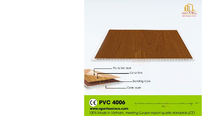PVC ceiling and wall cladding panels are interior decoration materials made from virgin plastic Poly...