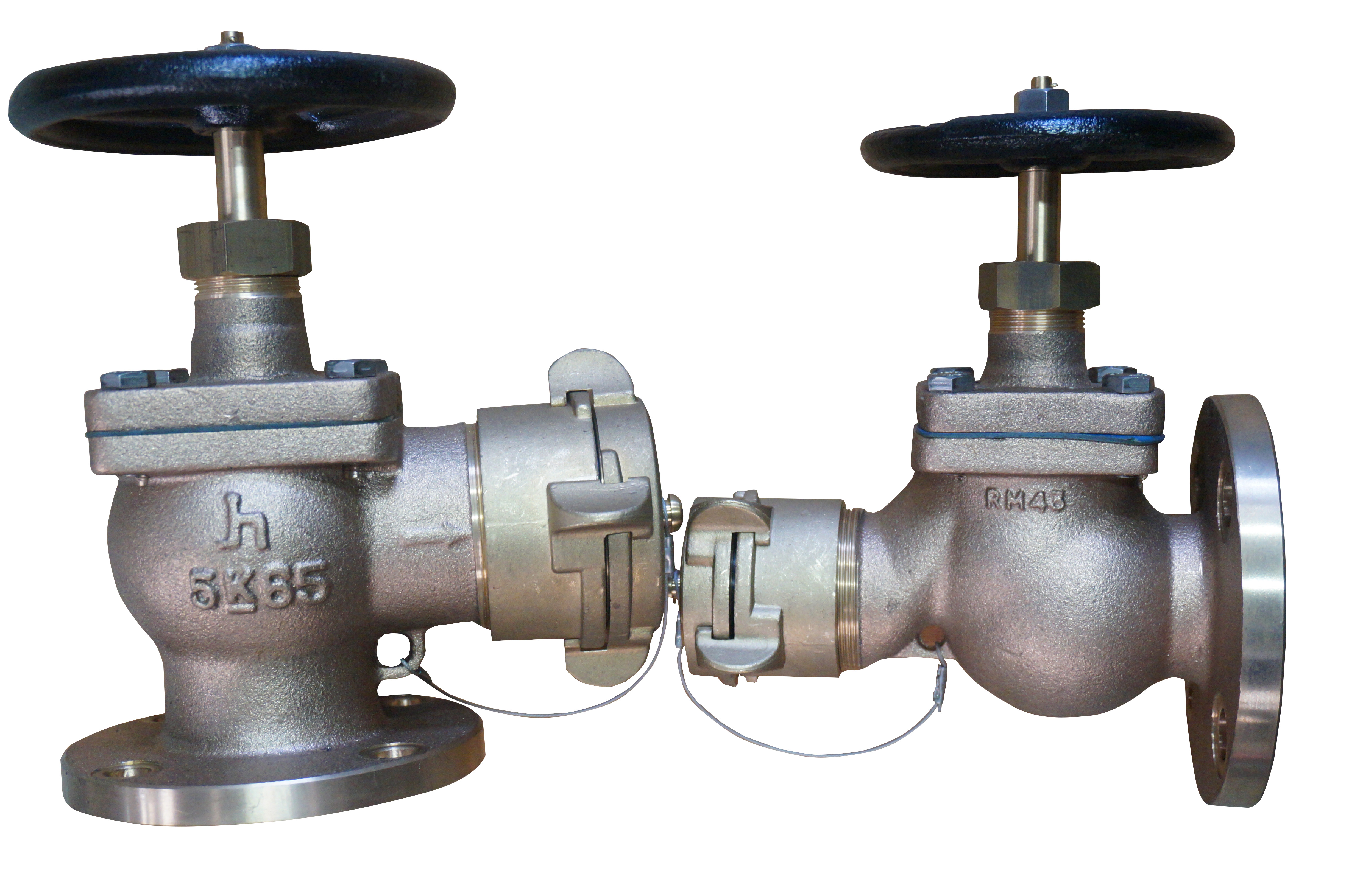 MATERIAL : BRONZEPRESSURE FOR USE : 5kgf/㎠, 10kgf/㎠TO BE POSSIBLE, COMPLETE WITH VARIOUS COUPLINGSHA...