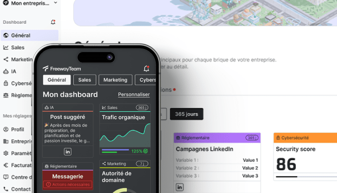 FreewayTeam est une plateforme de gestion numérique tout-en-un conçue pour aider les entreprises à o...