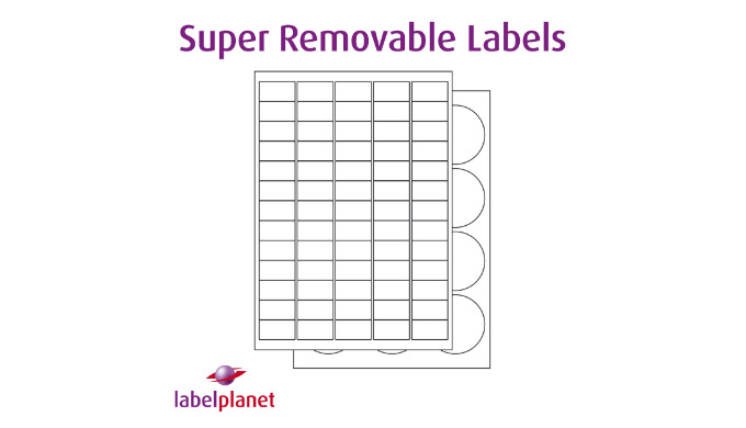 Super Removable Labels For Inkjet and Laser Printing