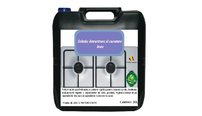 Solutie acida profesionala cu actiune rapida pentru curatari grele, destinata indepartarii rapide a ...