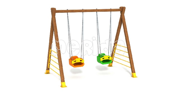 Ahşap Oyun Parkı Ekipmanları - PE 01
