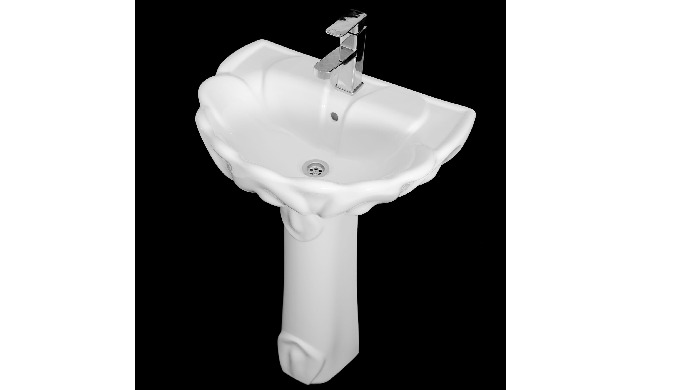 le lavabo Diamant est durable, facile à nettoyer et résistant aux rayures. Sa grande cuve offre ampl...