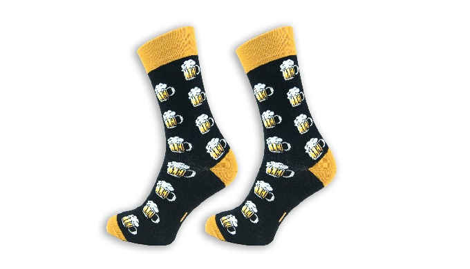 Barevné pánské ponožky BEER