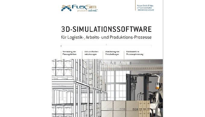 Die 3D Simulationssoftware FlexSim ermöglicht die Visualisierung, Planung, Analyse und Optimierung u...