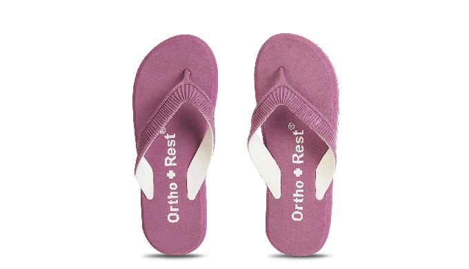 Ortho+rest fluffy flips slippers are the ultimate combination of comfort and style. These slippers f...