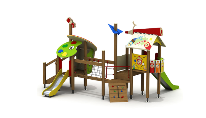 GreenNare Nature Play series | backyard playgrounds sets The space where nature and children harmoni...