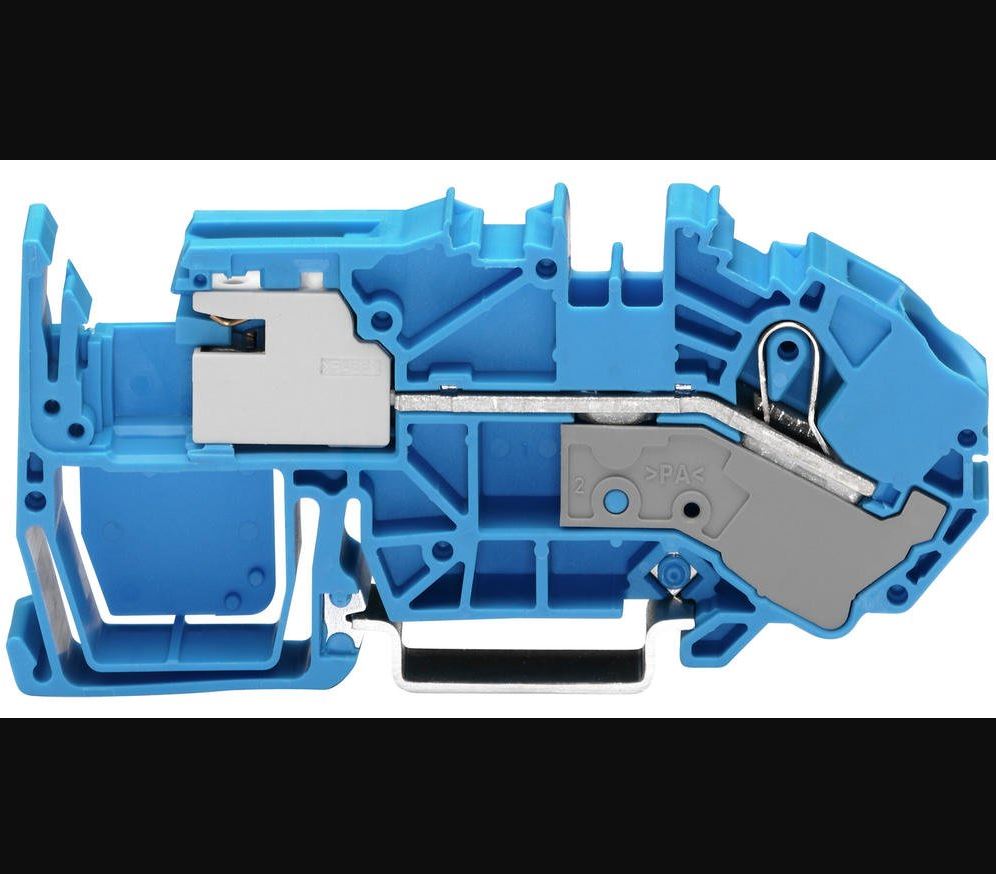 TOPJOB® S : Borne sectionnable pour neutre pour 1 conducteur; 16 mm²; Push-in CAGE CLAMP®; 16,00 mm²; bleu