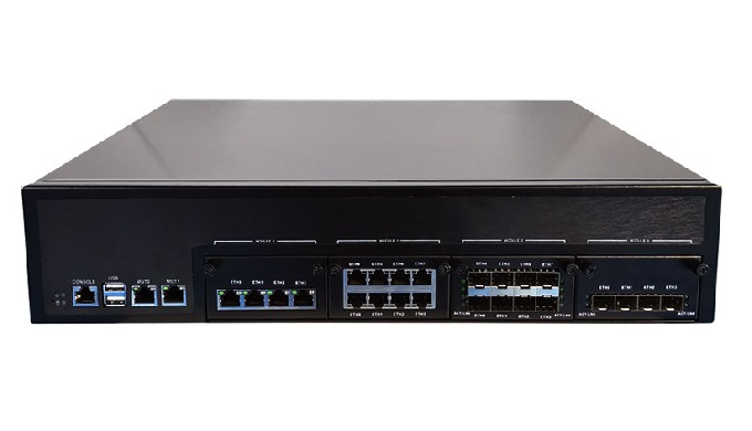 F23224 is a x86 rackmount network hardware appliance with network application motherboard based on S...