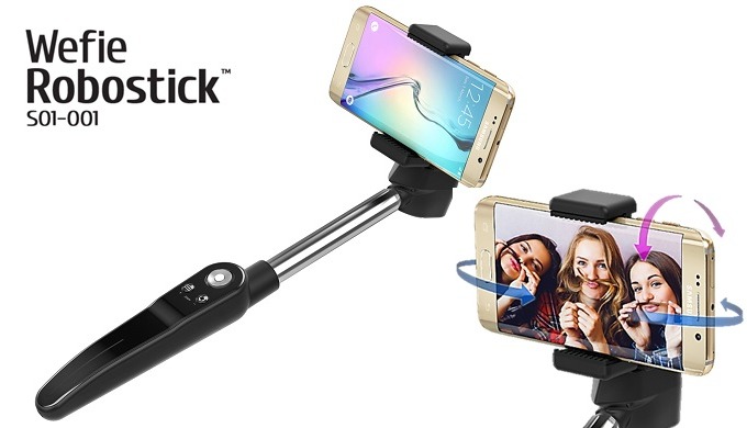 Robostick is the selfie stick which is automatically adjusting angle and taking sequntial photos. Wi...