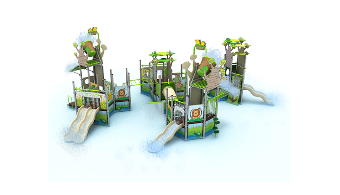 Water is an essential element of children's interest, and GreenNare creates a fairytale-like atmosph...