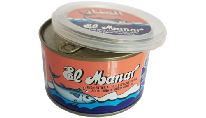Thon entier à l'Huile d'Olive Vierge, proposé en plusieurs formats. Volume: 85g, 160g, 400g, 700g et...