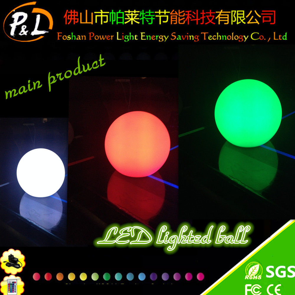 Detailed specifications of LED Ball: Size: Dia20cm Material:PE plastic power of LED light:1.68w-4.8w...
