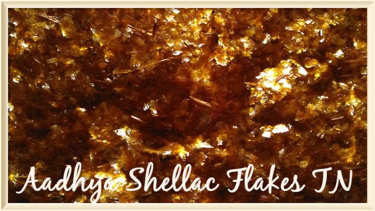 Shellac flakes Gold Orange (Ivory) - buy online