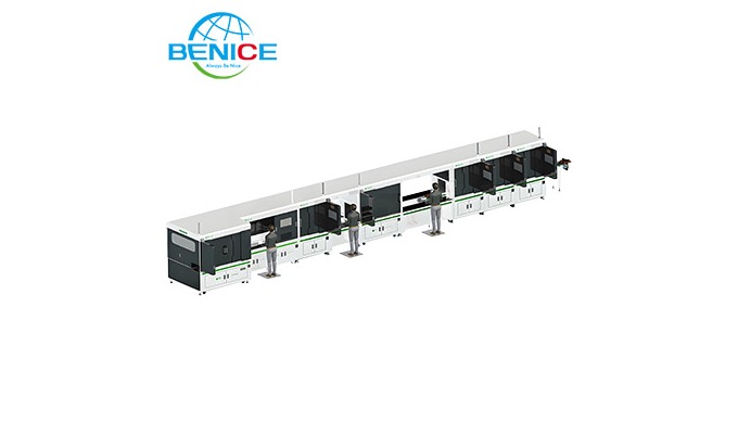 SUMMARIZE: Cylinder assembly line includes: manual loading, sorting machine, secondary code scanning...