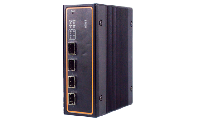 4 Port Industrial Managed Gigabit PoE Switch, Profinet certified, DIN-Rail Mount The EHG7504 Series ...
