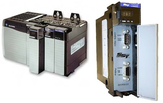 El módulo SST para ProfiBus de BradCommunications conecta su controlador de...