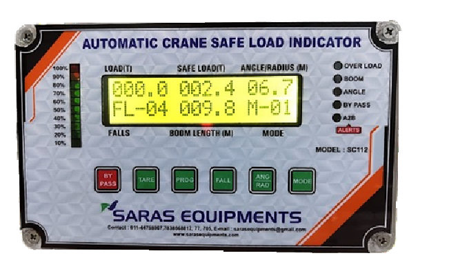 We are manufacturer of Automatic Safe Load Indicator for Hydraulic Cranes or lattice boom,Our safe l...