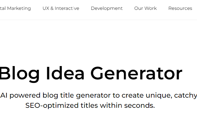 VOCSO Blog Title Generator
