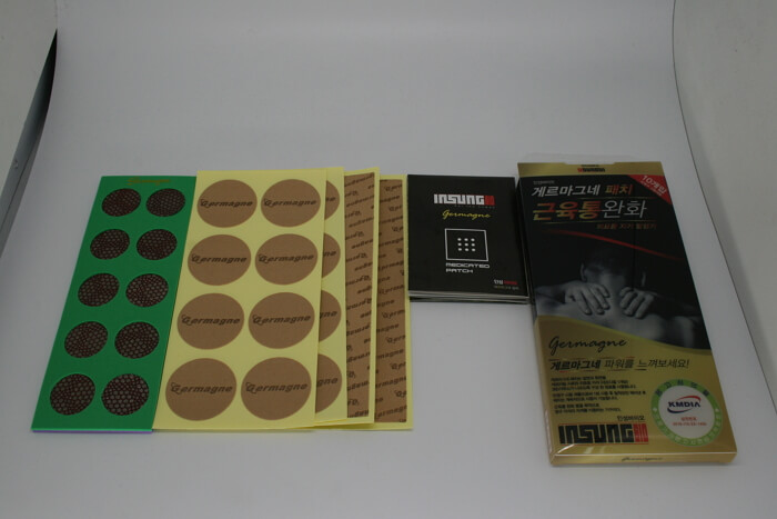 Germanium coated magnetic patch is KGMP acquired, made of medical Germanium and magnetic sheet. to h...