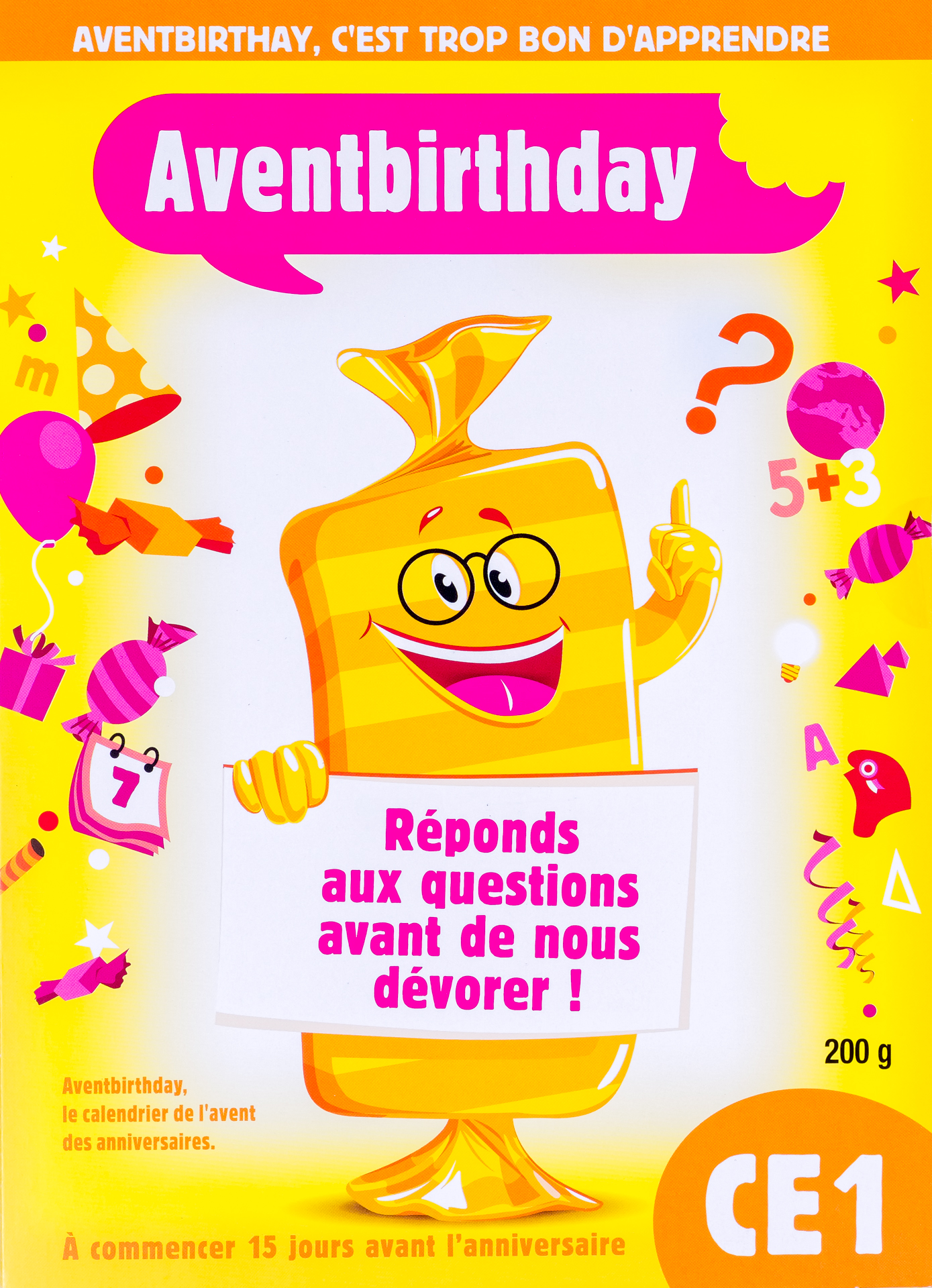 En exclusivité, et pour la première fois, AventBirthday reprend le concept du calendrier de l’avent ...