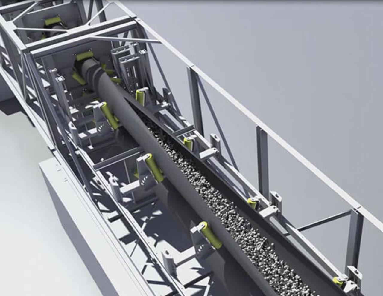 Forech India Limited presents advanced Pipe Conveyor Belts engineered to redefine bulk material hand...